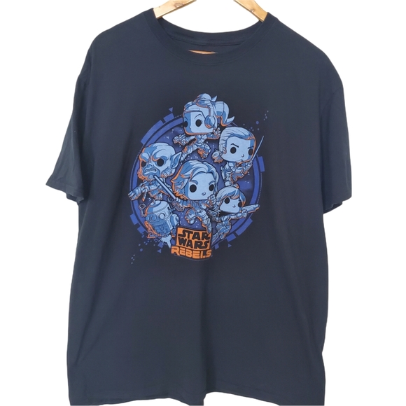 Funko Pop Smuggler's Bounty Exclusive Star Wars Rebels Tshirt XL - Picture 1 of 3